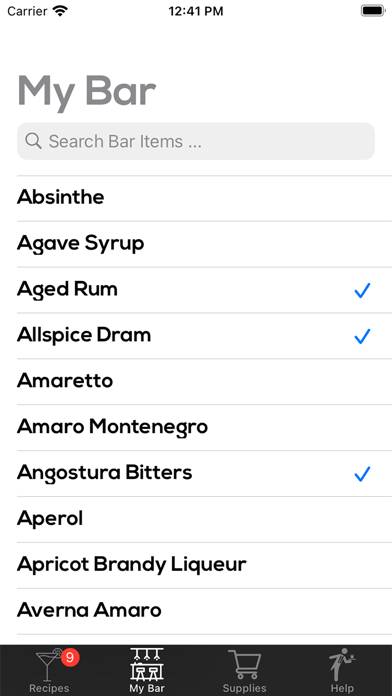 Essential Cocktails Captura de pantalla de la aplicación #4