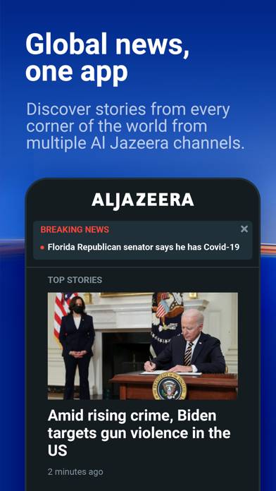 Al Jazeera App skärmdump #1