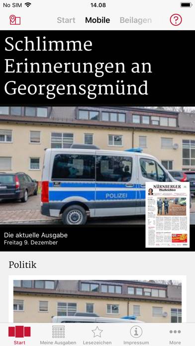 Nürnberger Nachrichten E-Paper App screenshot #3