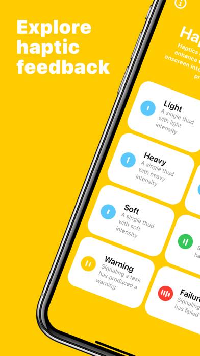 Haptique App skärmdump #1
