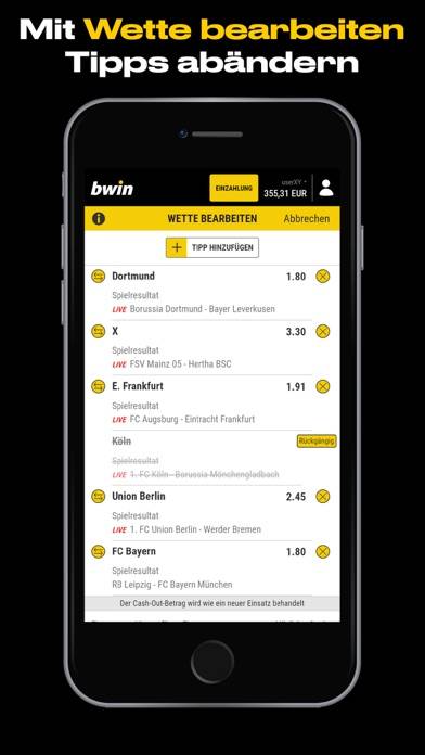 Bwin – Sportwetten App App-Screenshot #3