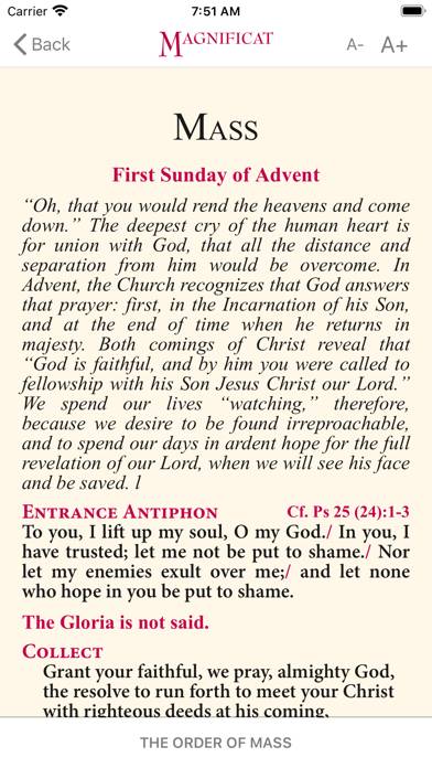 Advent Magnificat 2020 App screenshot #3