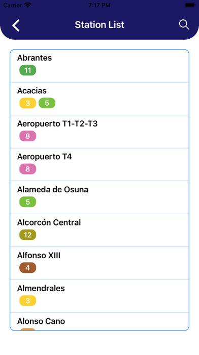 Madrid Metro Map and Route Pro Captura de pantalla de la aplicación #2