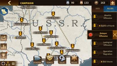 Glory of Generals 3: WW2 Schermata dell'app #5