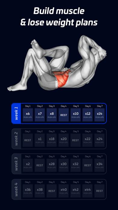 Fitness for muscle growth App screenshot #1