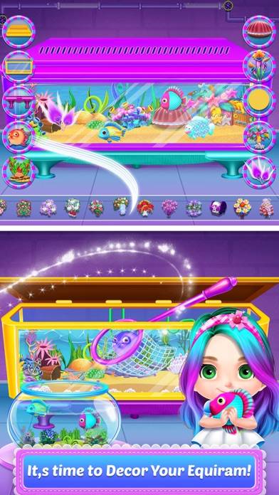 Bambina Decorazione della casa schermata del gioco