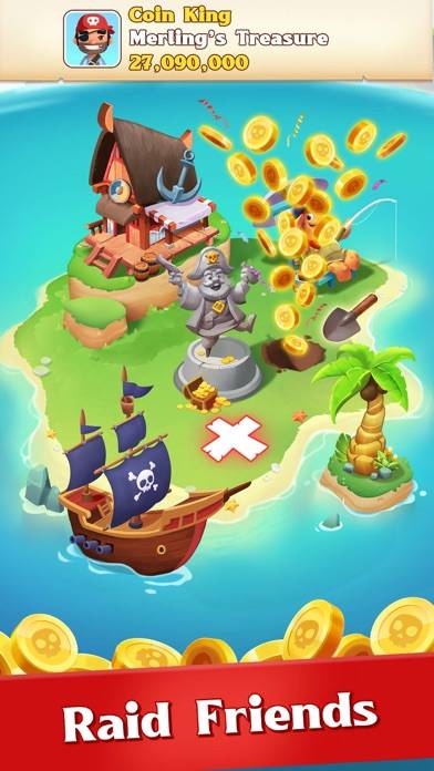Pirate Master-Coin Spin Island skärmdump av spelet