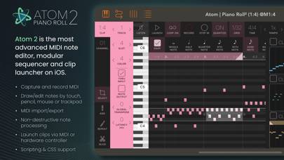 Atom | Piano Roll 2 App screenshot #1