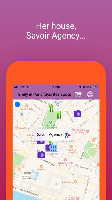 Emily's favorites spots App screenshot