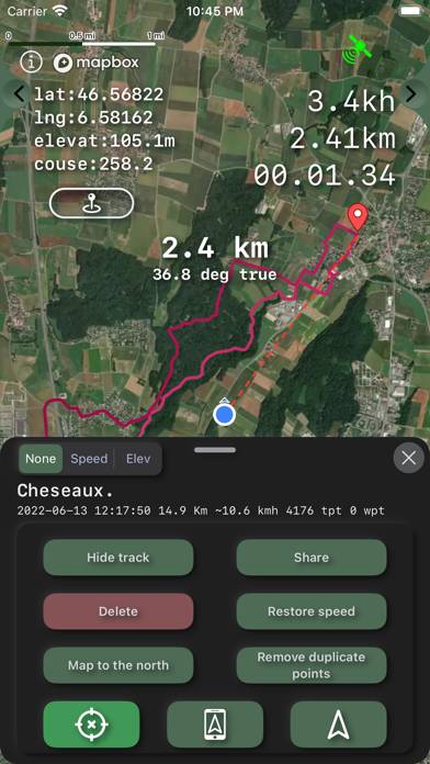 GPS Tracker: Offline Maps,GPX Captura de pantalla de la aplicación #2