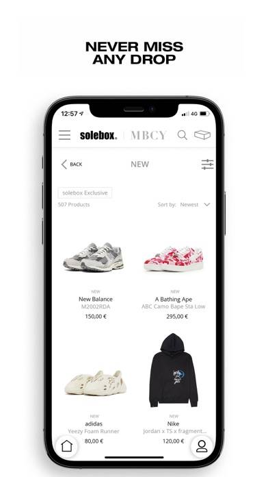 Solebox App-Screenshot #4