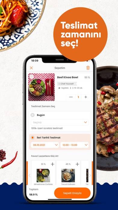 Pişir: Aç, Birleştir, Pişir App screenshot