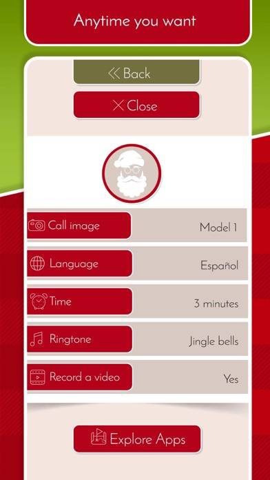 Santa Video Call – Fake Chat Captura de pantalla de la aplicación #4