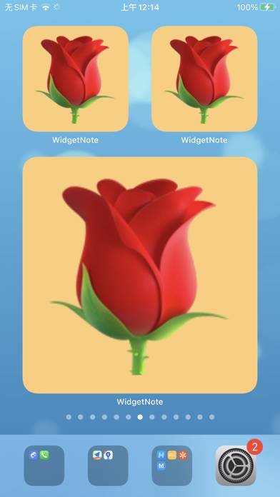 Big Font Note 4 Widget & Watch Schermata dell'app