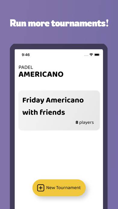 Americano Padel App-Screenshot #4