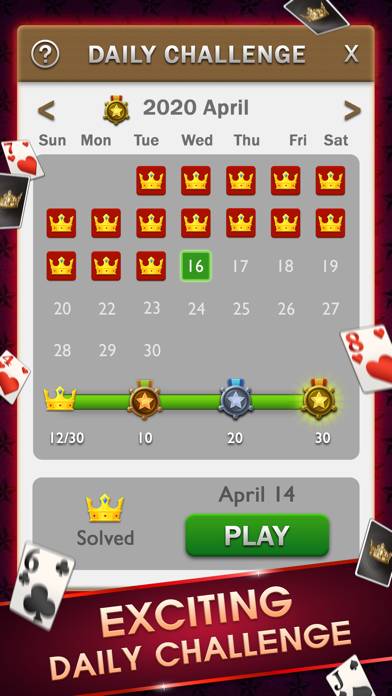 Solitaire ⋆ Brain Puzzle Game App screenshot #5