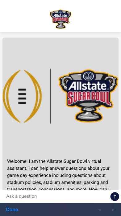 Sugar Bowl Mobile App screenshot