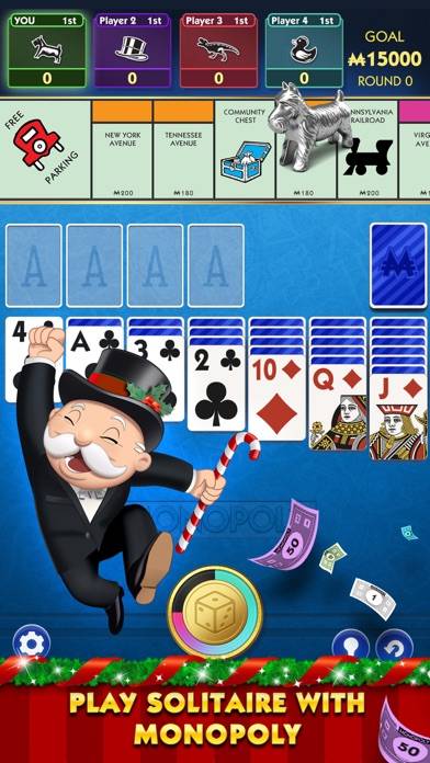 MONOPOLY Solitaire: Card Games Uygulama ekran görüntüsü #1