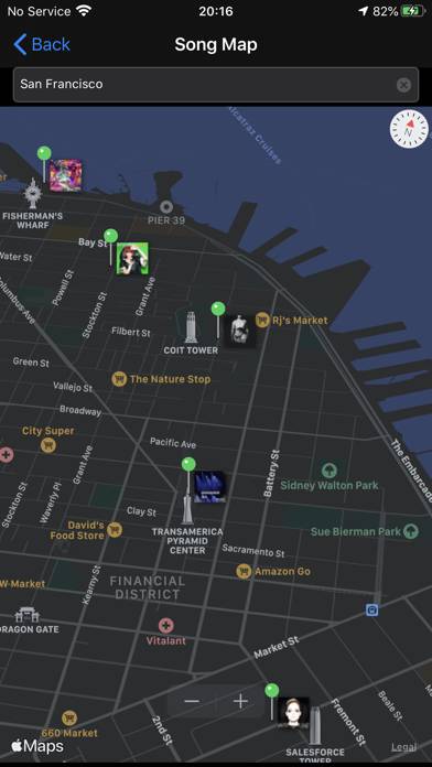 GPS Music App-Screenshot #2