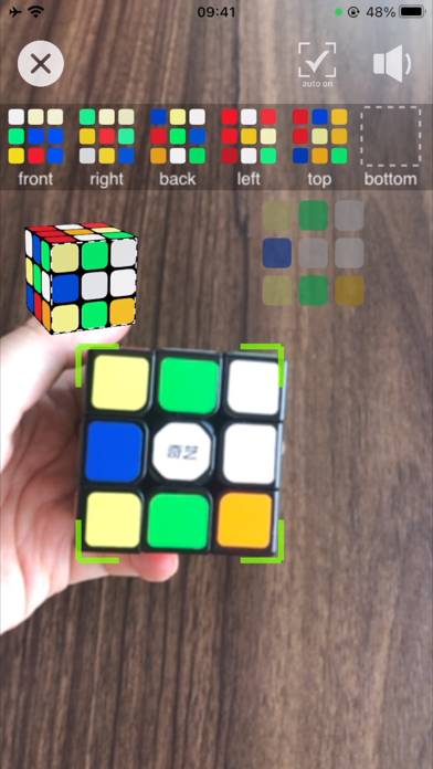 3D Rubik's Cube Solver Captura de pantalla de la aplicación #1