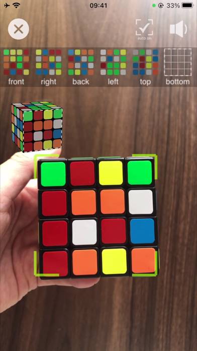 3D Rubik's Cube Solver Captura de pantalla de la aplicación #3