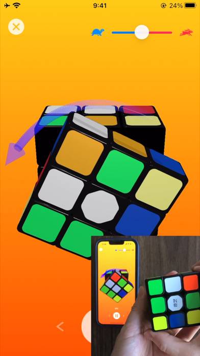 3D Rubik's Cube Solver Captura de pantalla de la aplicación #4