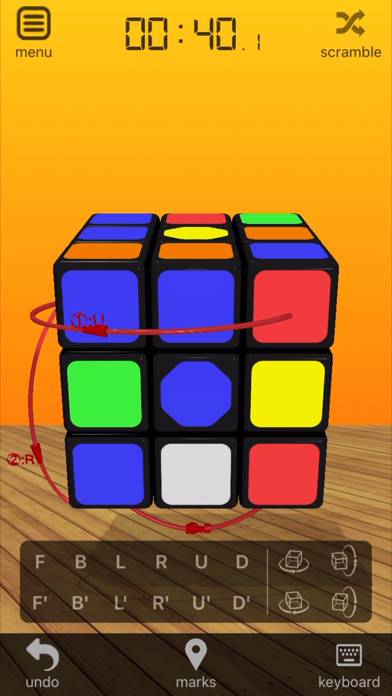 3D Rubik's Cube Solver Schermata dell'app #5