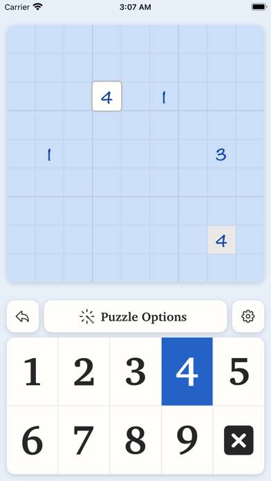 Pro:Sudoku captura de pantalla del juego