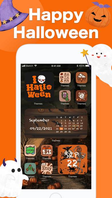 Themes: Color Widgets, Icons Captura de pantalla de la aplicación #1