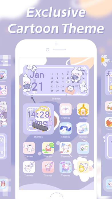 Themes: Color Widgets, Icons Capture d'écran de l'application #1