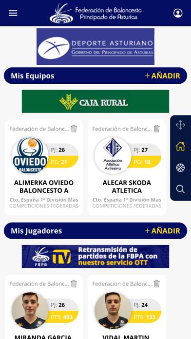 Afición FBPA Captura de pantalla de la aplicación