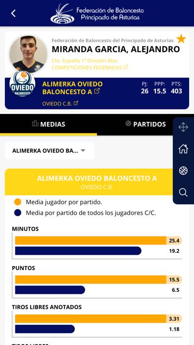 Afición FBPA Captura de pantalla de la aplicación