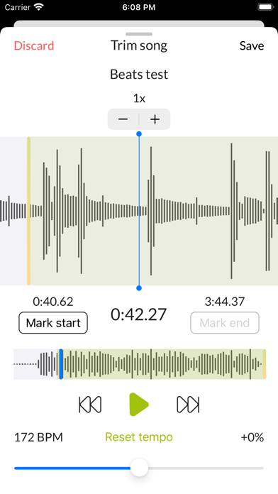 Swedebeat G2 App skärmdump