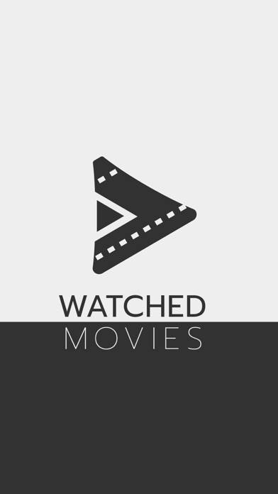 Watched Movies Captura de pantalla de la aplicación #1