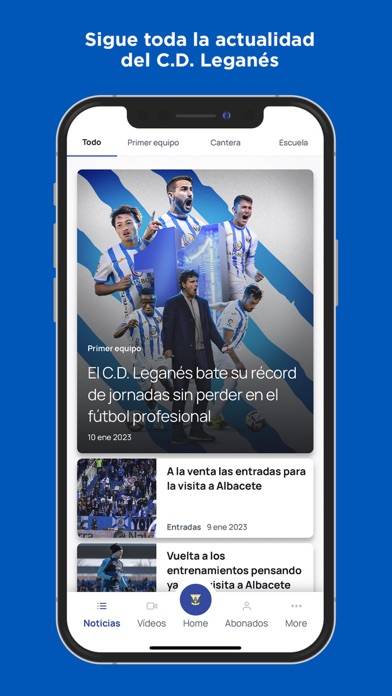 C.D. Leganés - App oficial captura de pantalla
