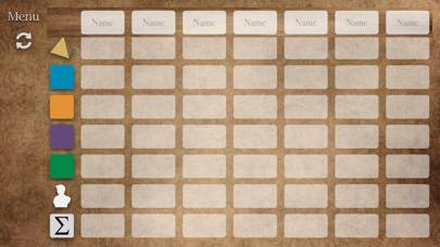 7 Wonders: Score Table schermata del gioco