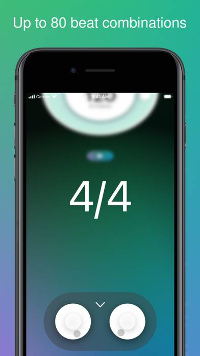 Metronome App-Screenshot