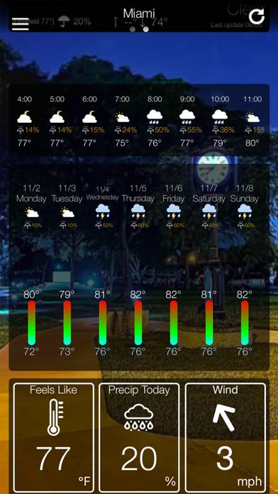 Weather Live Forecast ' Uygulama ekran görüntüsü #3