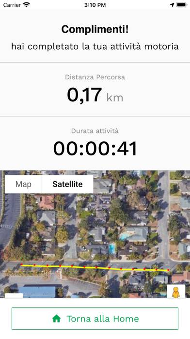 Staffetta Telethon Schermata dell'app