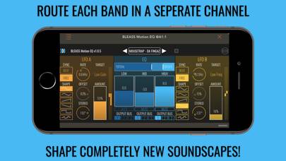 BLEASS Motion EQ AUv3 Plugin screenshot