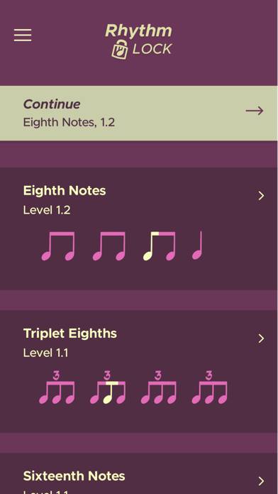 RhythmLock Captura de pantalla de la aplicación #3