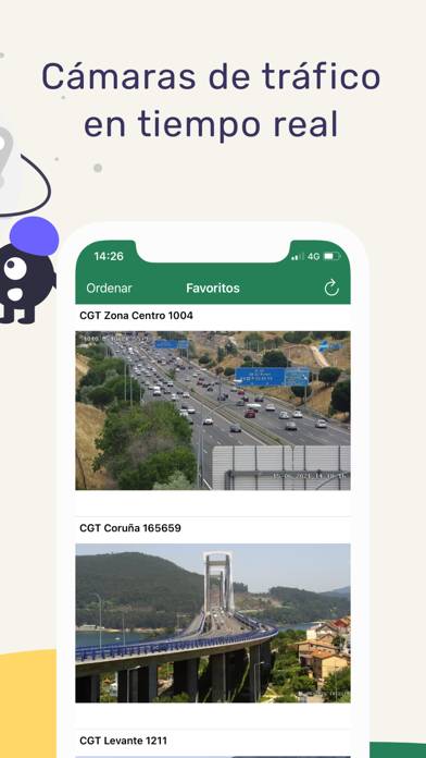 DGTCam-Cameras and incidences Captura de pantalla de la aplicación #3