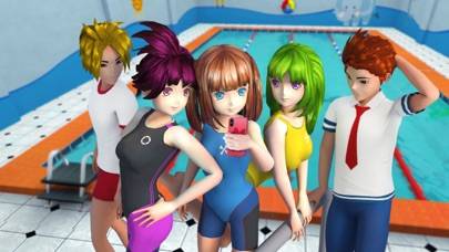 Anime Girl High School Life game screenshot