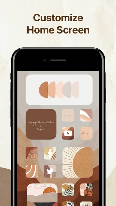 Aesthetic: App icons & Widgets Скриншот приложения #2
