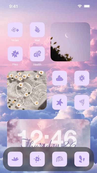 Aesthetic: App icons & Widgets Captura de pantalla de la aplicación #5