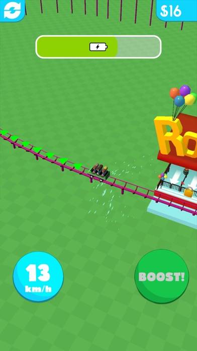 Hyper Roller Coaster Captura de pantalla de la aplicación #4