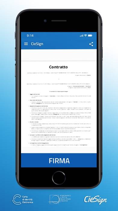 CieSign immagine dello schermo