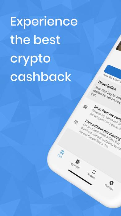 Verso : Earn crypto cash-back