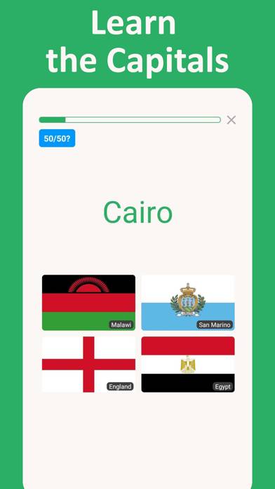 Flags & Capitals of the World Captura de pantalla de la aplicación #3