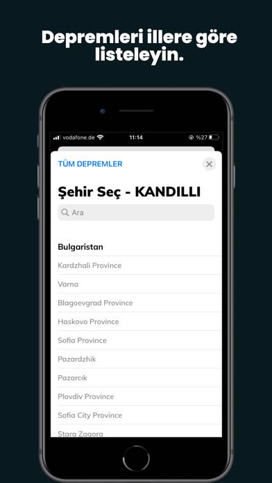 Earthquake Turkey App skärmdump #4
